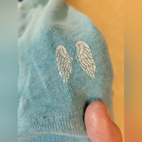 Victoria’s Secret pullover hoodie LOVE-teal - Picture 2 of 12